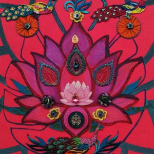 Coeurs sacrés Relique Talisman, oeuvre réalisée par Aurellll'Art