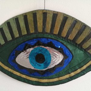 Oeil d’orus mobile créé par l'artiste peintre plasticienne Aurellll'Art